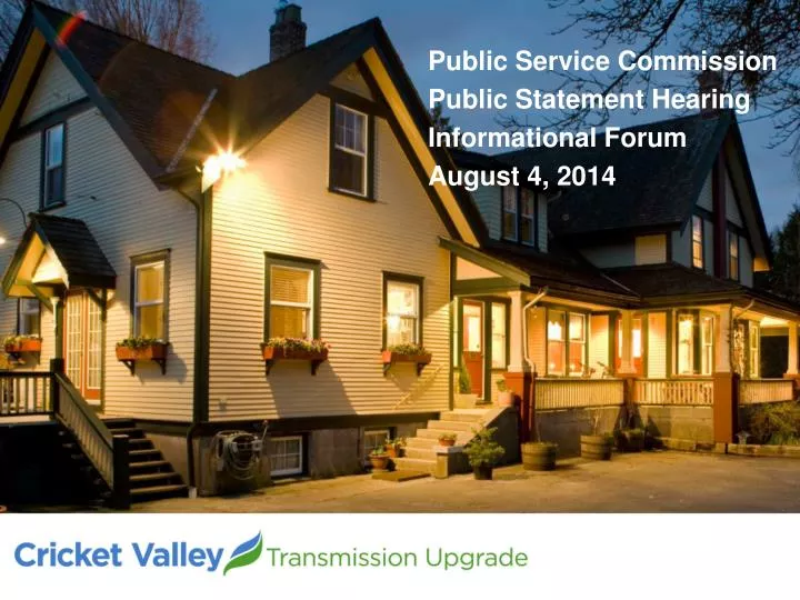 public service commission public statement hearing informational forum august 4 2014
