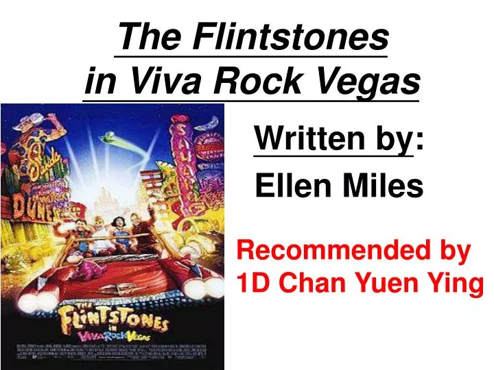 the flintstones in viva rock vegas