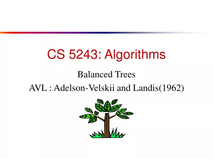 cs 5243 algorithms