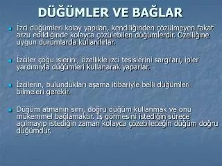 d mler ve ba lar