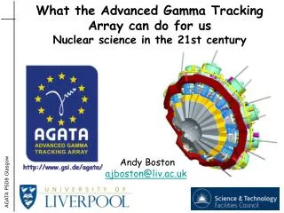 What the Advanced Gamma Tracking Array can do for us Nuclear science in the 21st century