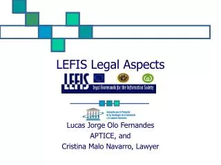 LEFIS Legal Aspects