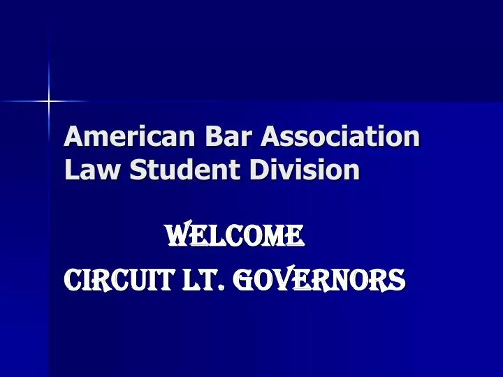 american bar association law student division