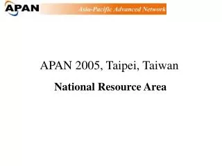 National Resource Area