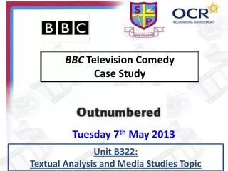 BBC Television Comedy Case Study