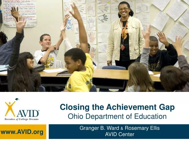 closing the achievement gap ohio department of education