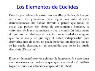 los elementos de euclides