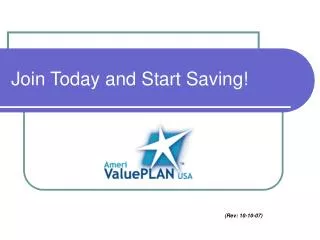 Join Today and Start Saving!