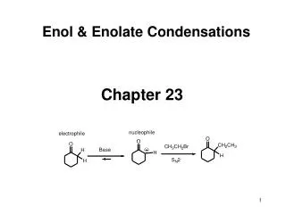 Enol &amp; Enolate Condensations