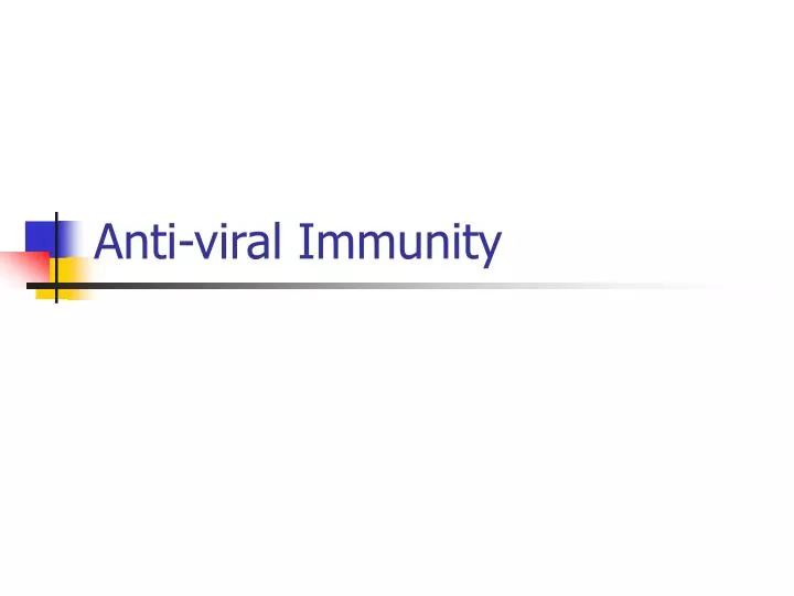 anti viral immunity