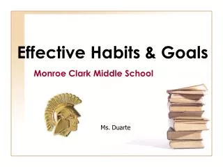 Effective Habits &amp; Goals