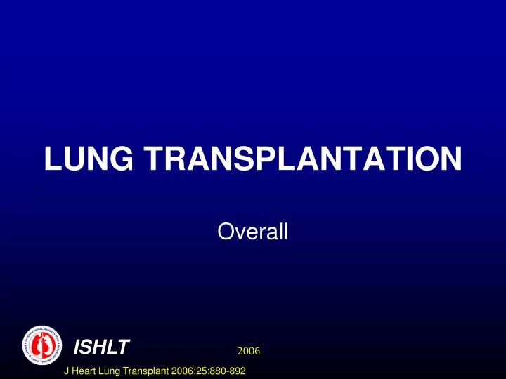 lung transplantation