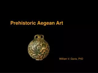 Prehistoric Aegean Art