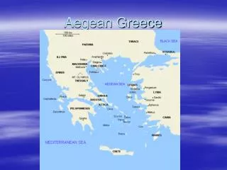 Aegean Greece