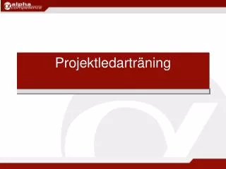 projektledartr ning