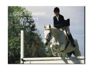 gse equitation ag 2011
