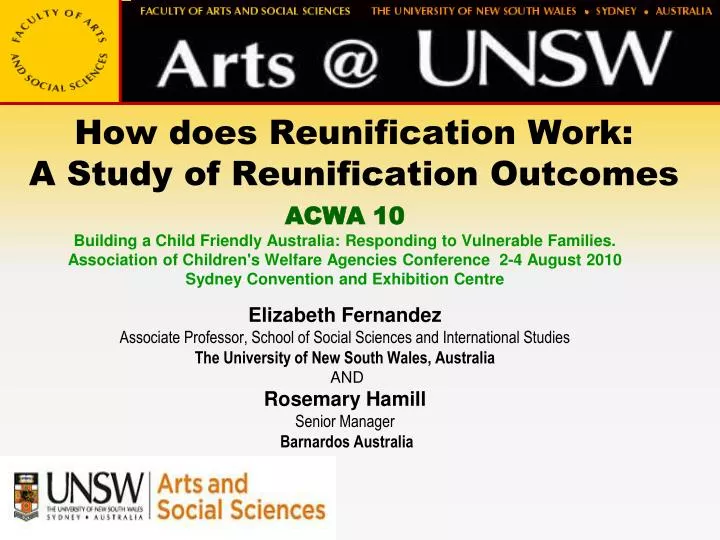how does reunification work a study of reunification outcomes