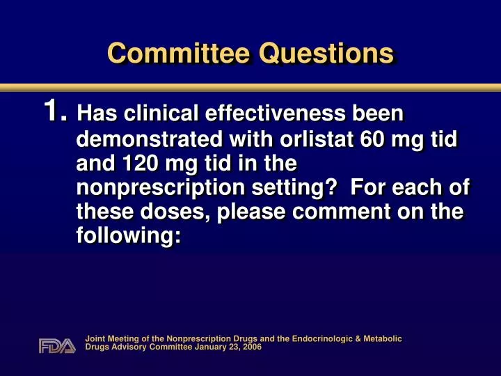 committee questions