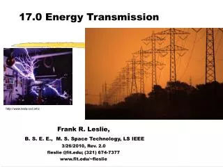 17.0 Energy Transmission