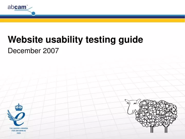 website usability testing guide