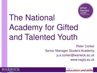 The National Academy for Gifted and Talented Youth