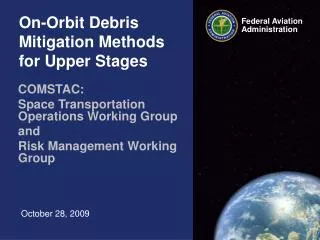 On-Orbit Debris Mitigation Methods for Upper Stages
