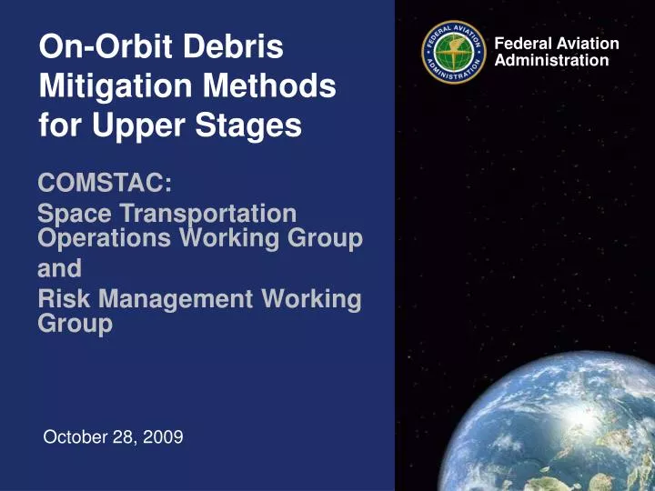on orbit debris mitigation methods for upper stages