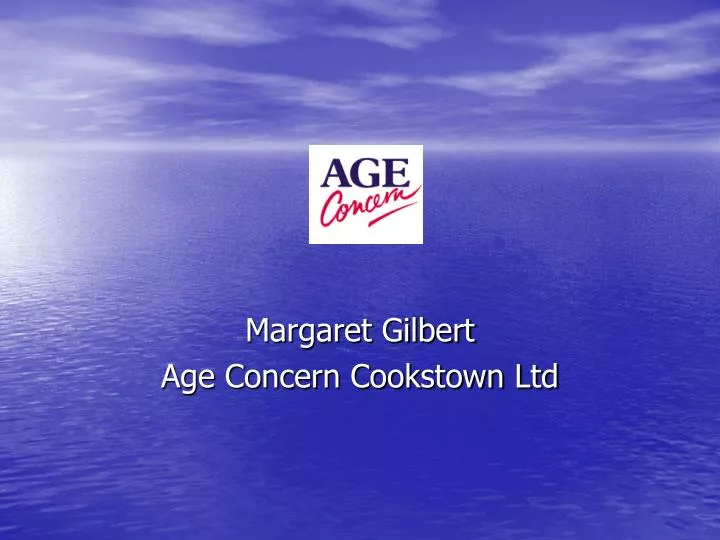 margaret gilbert age concern cookstown ltd