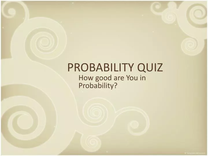 probability quiz