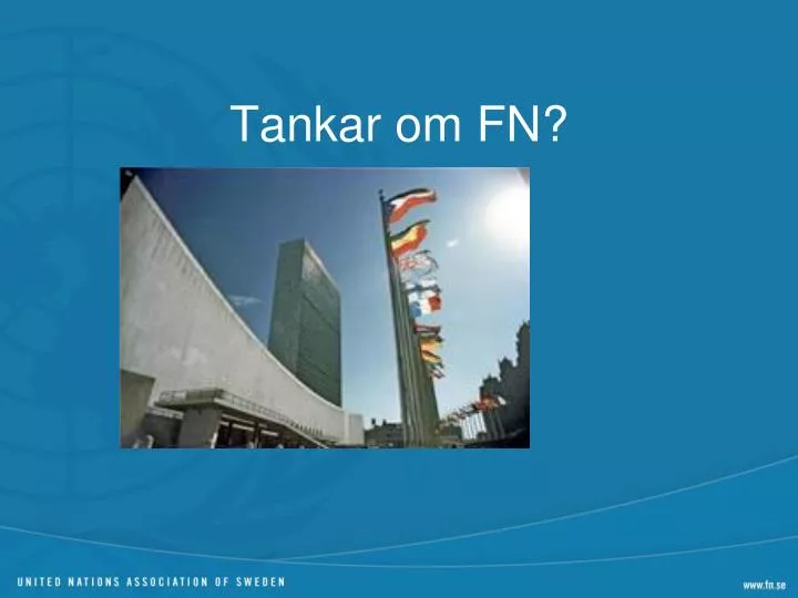 tankar om fn