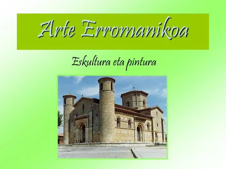 arte erromanikoa