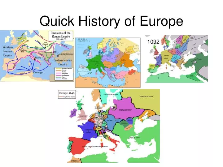 quick history of europe