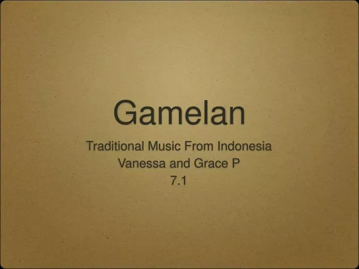 gamelan