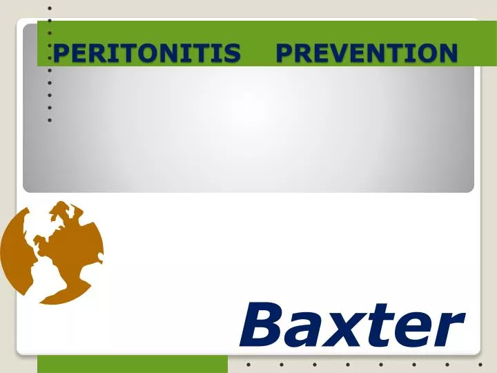 peritonitis prevention