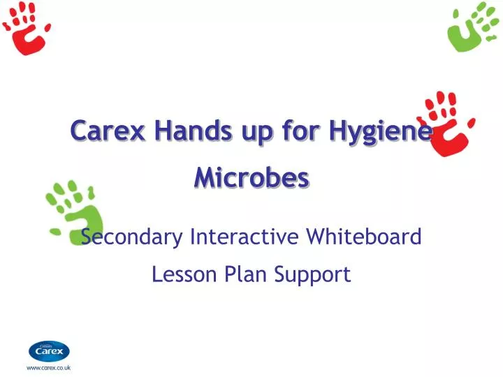 carex hands up for hygiene microbes