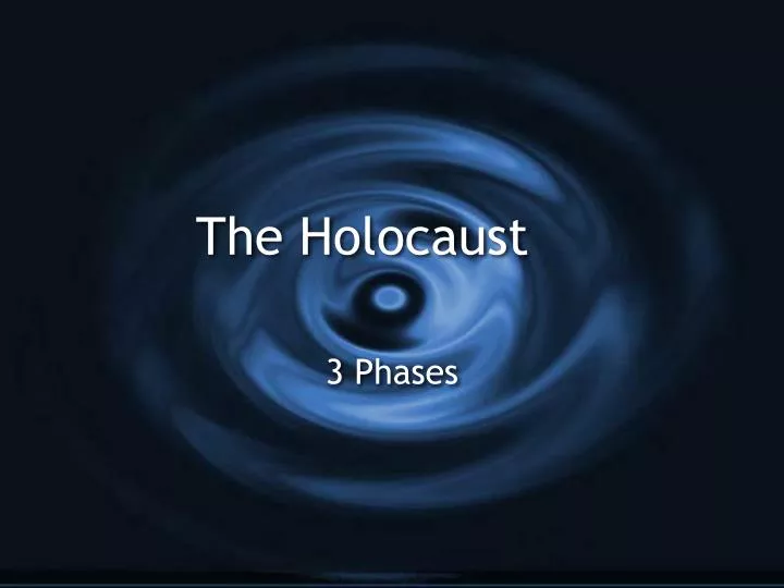 the holocaust