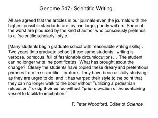 Genome 547- Scientific Writing
