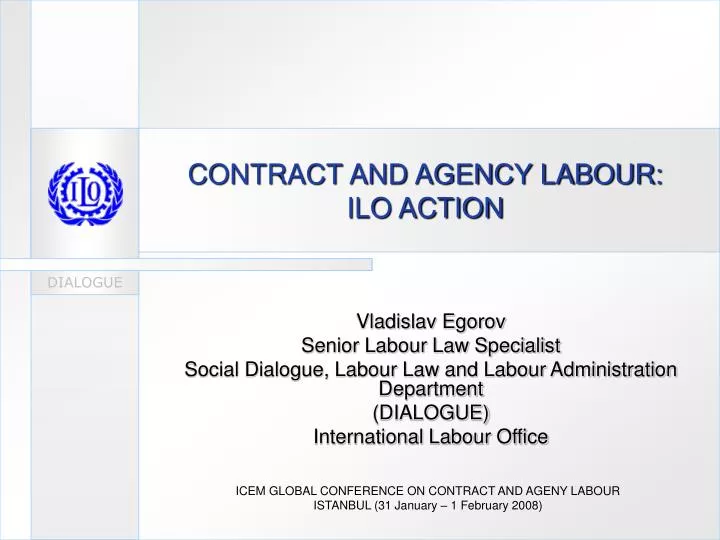 contract and agency labour ilo action