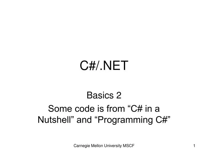 c net