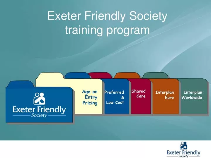 exeter friendly society training program