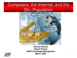 Computers, the Internet, and the 50+ Population