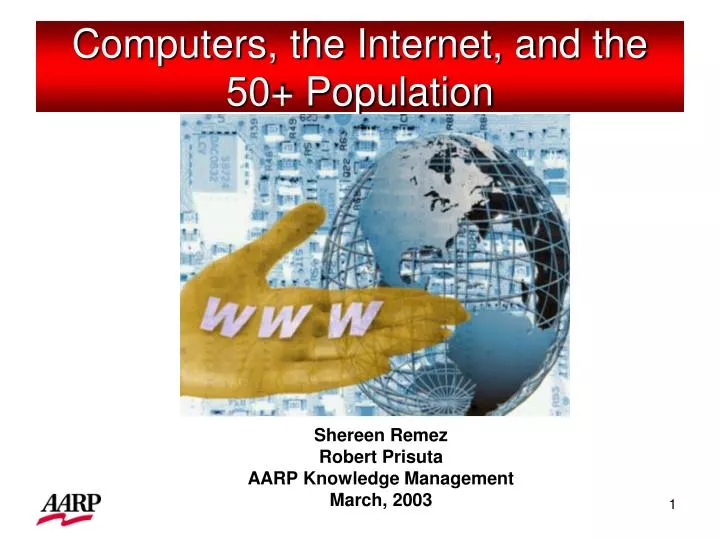 computers the internet and the 50 population