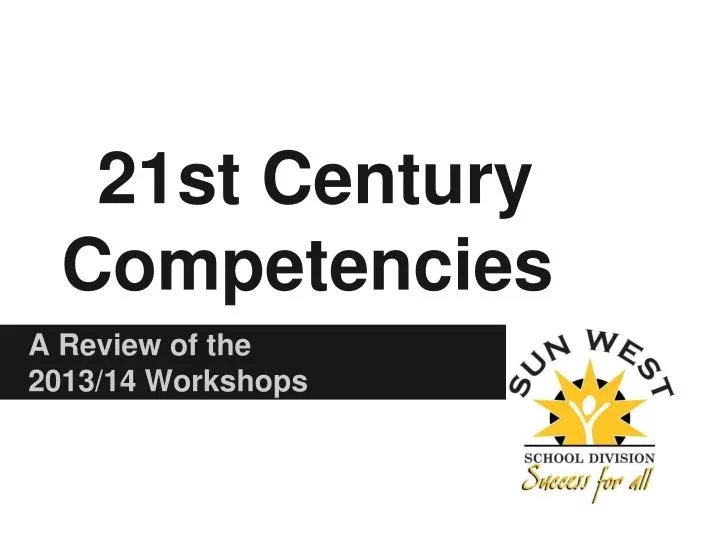 21st century competencies