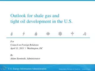 outlook for shale gas and tight oil development in the u s