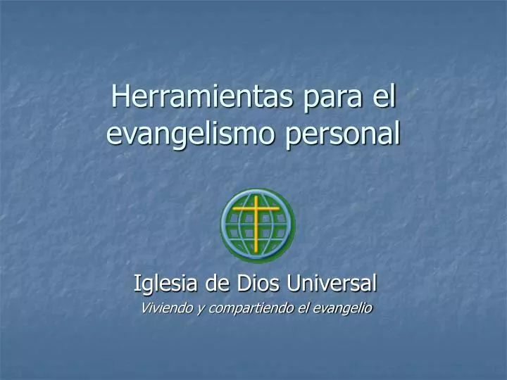 herramientas para el evangelismo personal