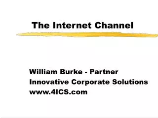 The Internet Channel
