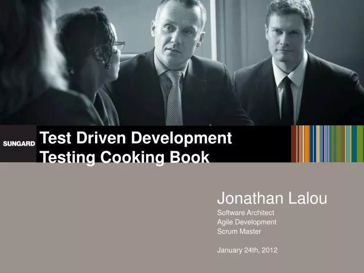 test driven development testing cooking book