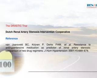 The DRASTIC Trial Dutch Renal Artery Stenosis Intervention Cooperative