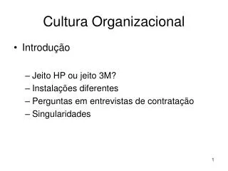 PPT - CULTURA ORGANIZACIONAL PowerPoint Presentation, Free Download ...