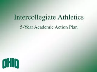 Intercollegiate Athletics 5-Year Academic Action Plan